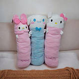 Мʼяка іграшка (подушка-обіймашка) аніме "Sanrio. Cinnamoroll", 55 см, блакитна, фото 3