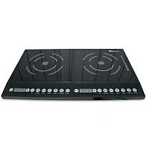 Плита індукційна настільна Domotec MS-5862 4000 Вт Електричні плити настільні двокомфоркові, фото 3