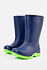 Чоботи гумові дитячі темно-синього кольору 196928T Безкоштовна доставка, фото 2