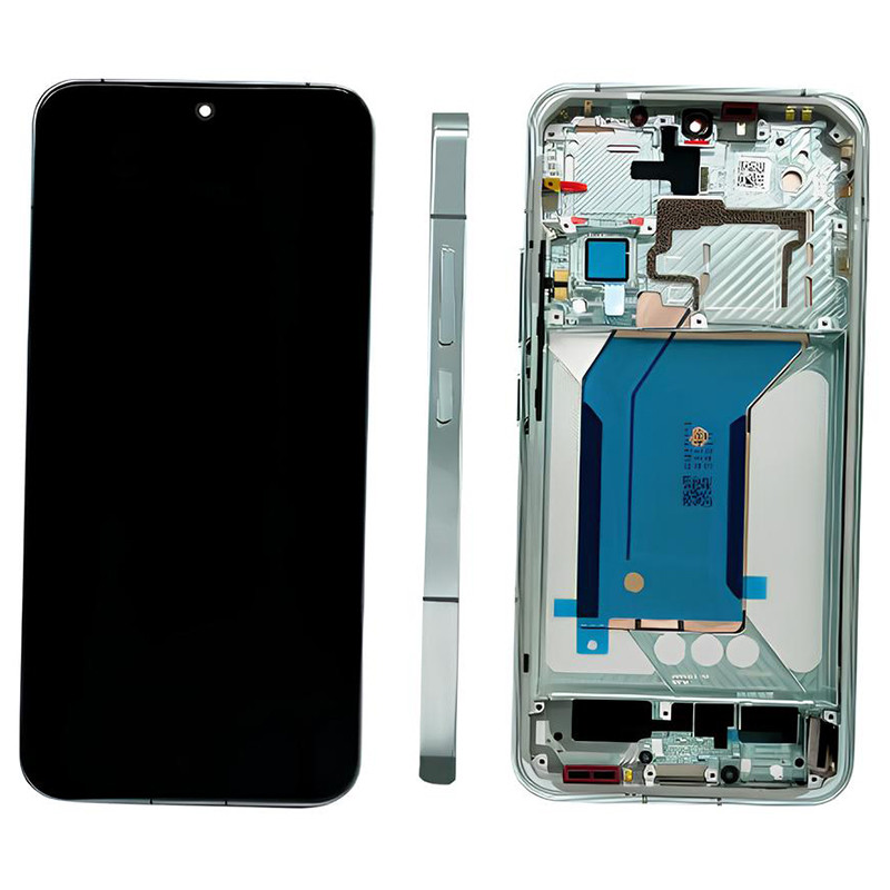 Дисплей Xiaomi 14 5G 2023 у зборі із сенсором і рамкою Jade Green service orig
