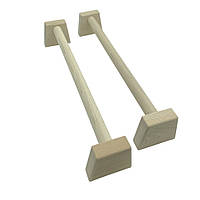 Паралетси, упори для віджимання дерев'яні Wood Gym Push Up NE-WD-50 з бука 50 см 2 шт