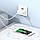 Мережевий зарядний пристрій BOROFONE BA72A Spring single port QC3.0 charger set(Micro) White, фото 3