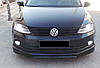 Передня Lip накладка DPT V-1 (чорний глянець) для Volkswagen Jetta 2011-2018 рр від VLF комп., фото 5