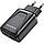 Мережевий зарядний пристрій BOROFONE BA54A Wide road dual port QC3.0 charger 18W Black, фото 3