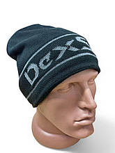Шапка Dexshell Beanie Reflective Logo водонепроникна чорний з лого