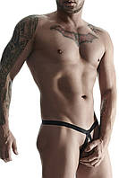 Набір відвертих стрінг для чоловіків чорного кольору Passion розміри L XL Кайф