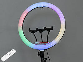 RGB селфі-лампа з пультом 45 см 40 Вт для творчості SL-18RGB