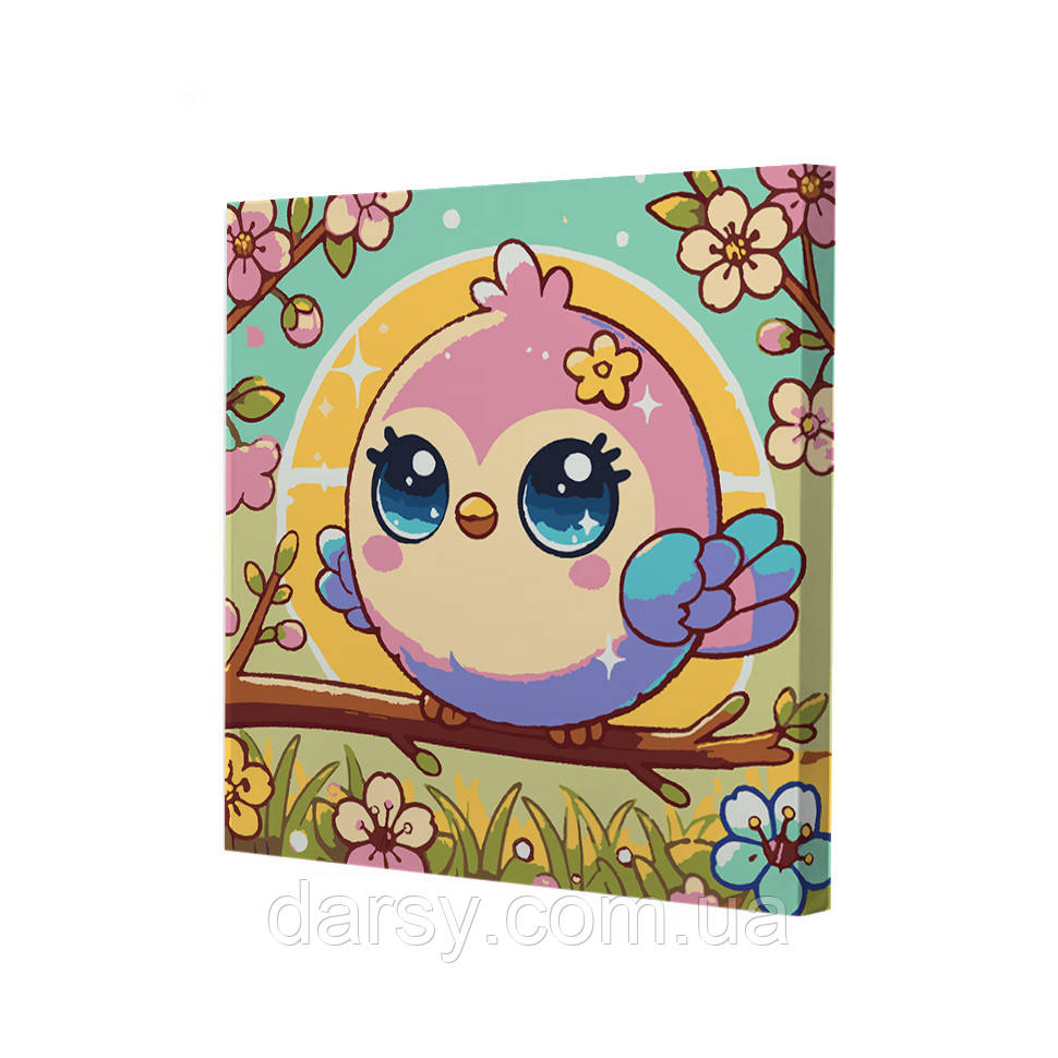 Картина за номерами Riviera Blanca Чарівна веснянка 25x25 см (RB-1096), фото 1