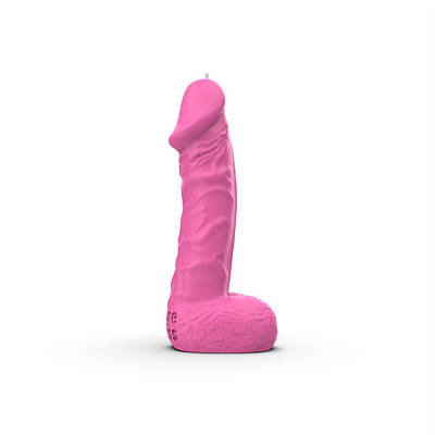 Свічка у формі члена Pure Bliss MINI Pink 15 см