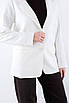 41004 Піджак прямий білий 41005 (2000000142630), фото 4