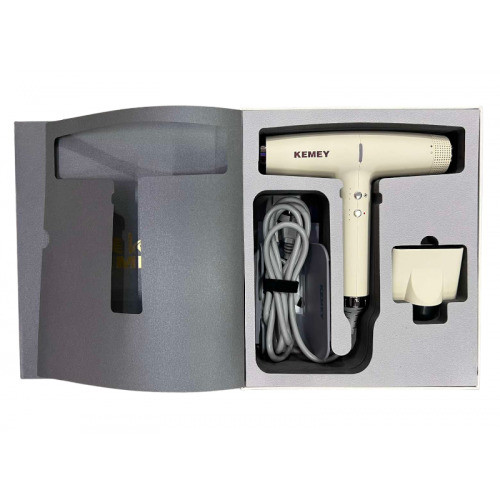 Фен для волосся з потужністю 2200 Вт, іонізацією та складною ручкою XPRO KM-H3 (42222-KM-H3_2532), фото 1