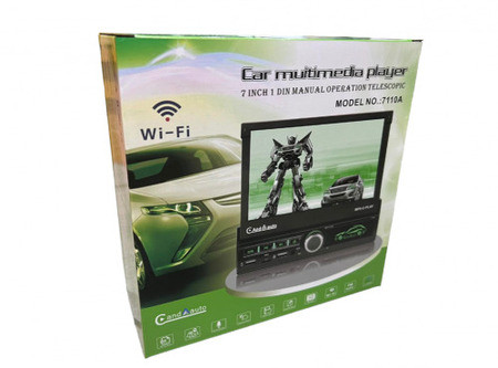 Автомагнітола 1DIN з висувним екраном 7 Android XPRO 7110A-10 (41106-7110A_4158)