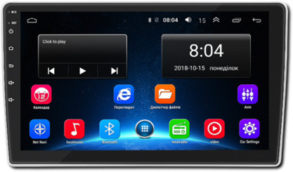 Штатна магнітола 9 UNIVERSAL Android 12 2+16GB XPRO (42426-K9021-16GB_4373), фото 1