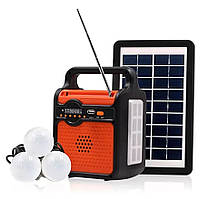 Фонарь-павербанк з радіо, Bluetooth та сонячною панеллю XPRO EP-371B (24433-EP-371B_1297)