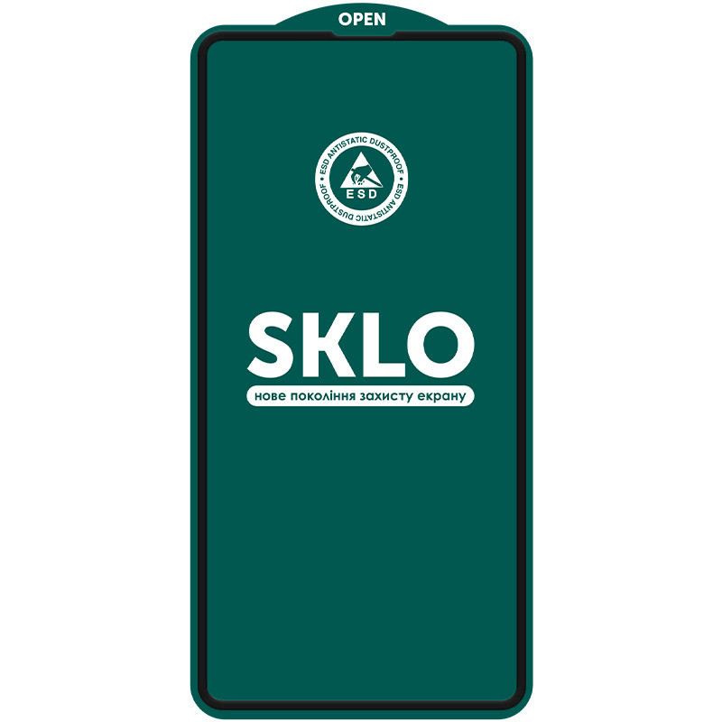Захисне скло SKLO 5D (тех.пак) для Apple iPhone 16 Pro Max (6.9") Чорний