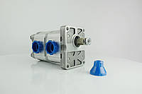 Насос шестерний 2-секційний MGP2K10-2K10R-G262G, 10/10 см3, 250/250 Бар, (3/4"-1/2"; 3/4"-1/2")