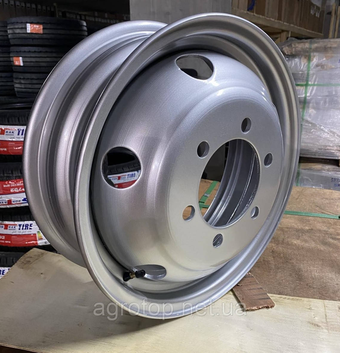 Диск колісний R16 5.5j 6x170 ET160 DIA130 ГАЗ 3302 Газель, соболь IVECO, івеко (вир-во КАМАХ), фото 1