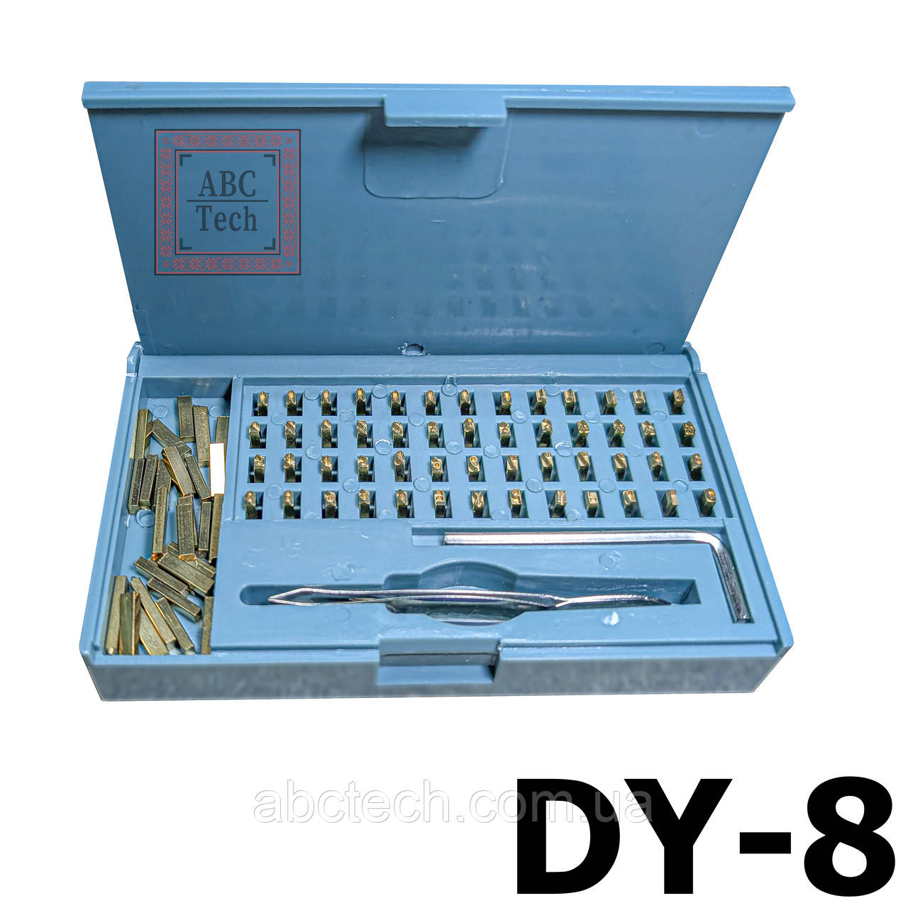 Набір цифр для датера DY-8 Комплект символів для маркувального термопринтера, фото 1