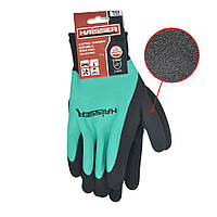 Рукавички поліестер з подвійним латексним спіненим покриттям Haisser 21142