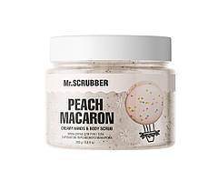 Крем-скраб для рук і тіла з ароматом персикового макарона Peach Macaron Mr.SCRUBBER