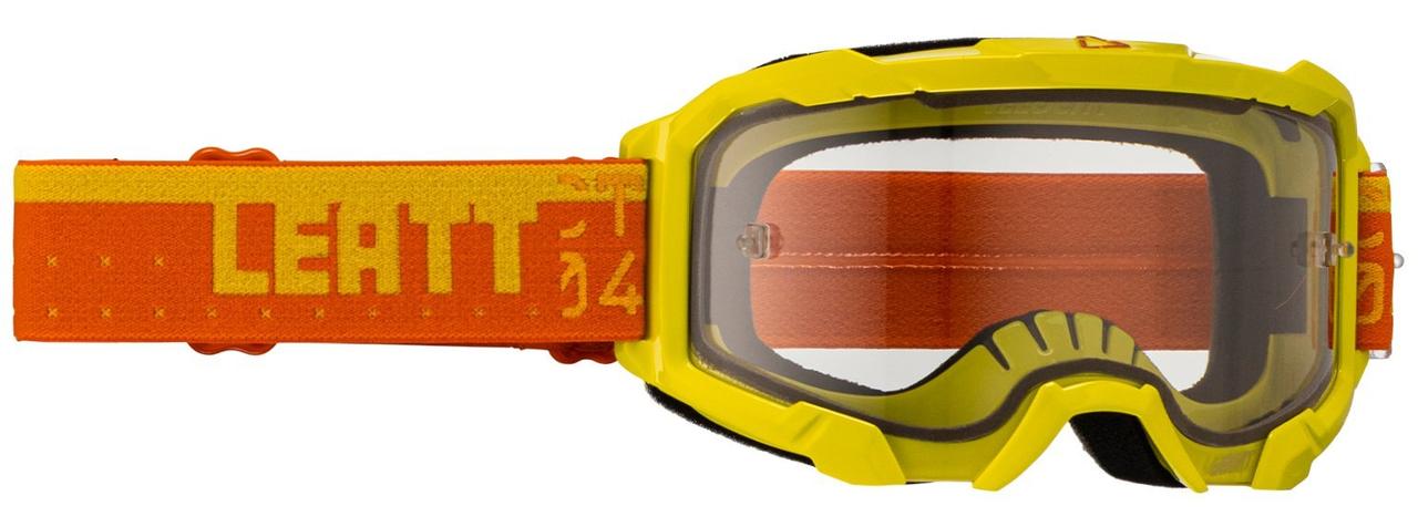 Маска кросова LEATT Velocity 4.5 Goggle Citrus, Clear Lens