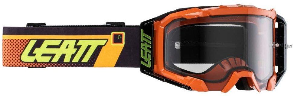 Маска кросова LEATT Velocity 5.5 Goggle Citrus, Grey Lens