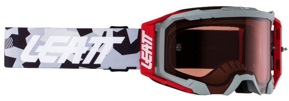 Маска кросова LEATT Velocity 5.5 Goggle Forge, Pink Lens