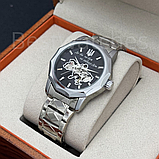 Годинник чоловічий механічний патріотичний з картою України Patriot 024 Де би не був Silver-Black, фото 4