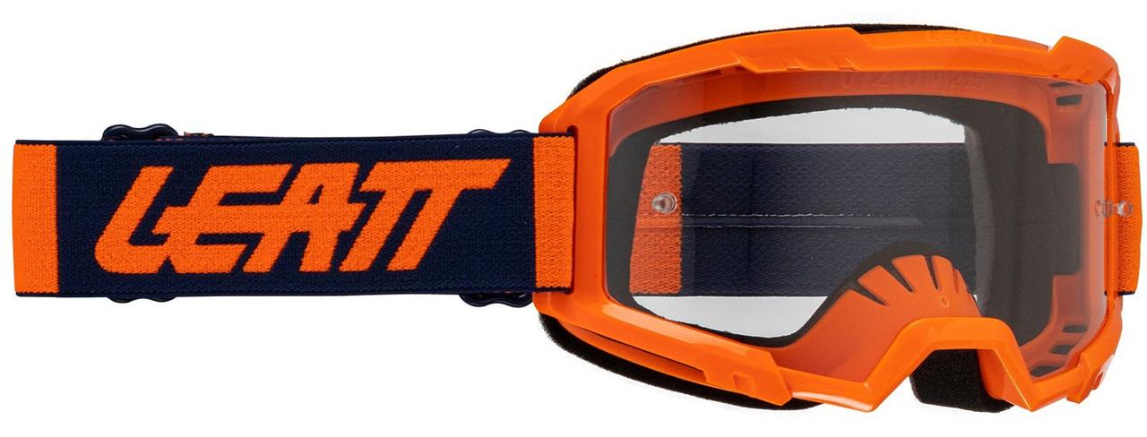 Маска кросова LEATT Vizion 2.5 Goggle Orange, Clear Lens
