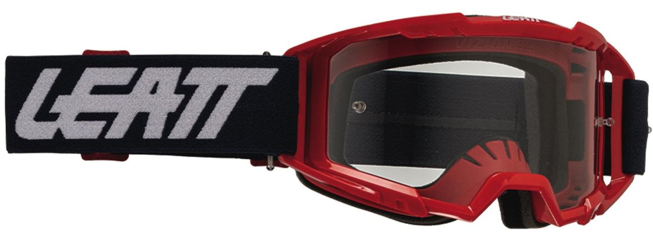 Маска кросова LEATT Vizion 3.5 Goggle Red, Clear Lens