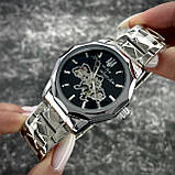 Годинник чоловічий механічний патріотичний з картою України Patriot 024 Де би не був Silver-Black, фото 5