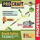 Бензокоса Procraft T4200/S PRO (3 ножі, 1котушка, 1 штанти розбірна), фото 2
