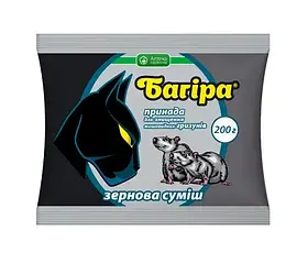 Багіра - засіб від гризунів зерно 200 г Ukravit