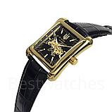 Годинник чоловічий механічний патріотичний з картою України Awarder 053 Де би не був Gold-Black, фото 4
