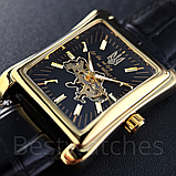 Годинник чоловічий механічний патріотичний з картою України Awarder 053 Де би не був Gold-Black, фото 2