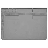 Термостійкий килимок для розбирання і паяння TE-610 силіконовий 350*250 мм з комірками