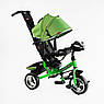 Дитячий триколісний велосипед-коляска Best Trike 6588 / 69-067 з батьківською ручкою Зелений, фото 2