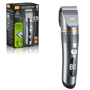 Машинка для стриження з LED-дисплеєм і 6 насадками RAF R.4026 (13303)