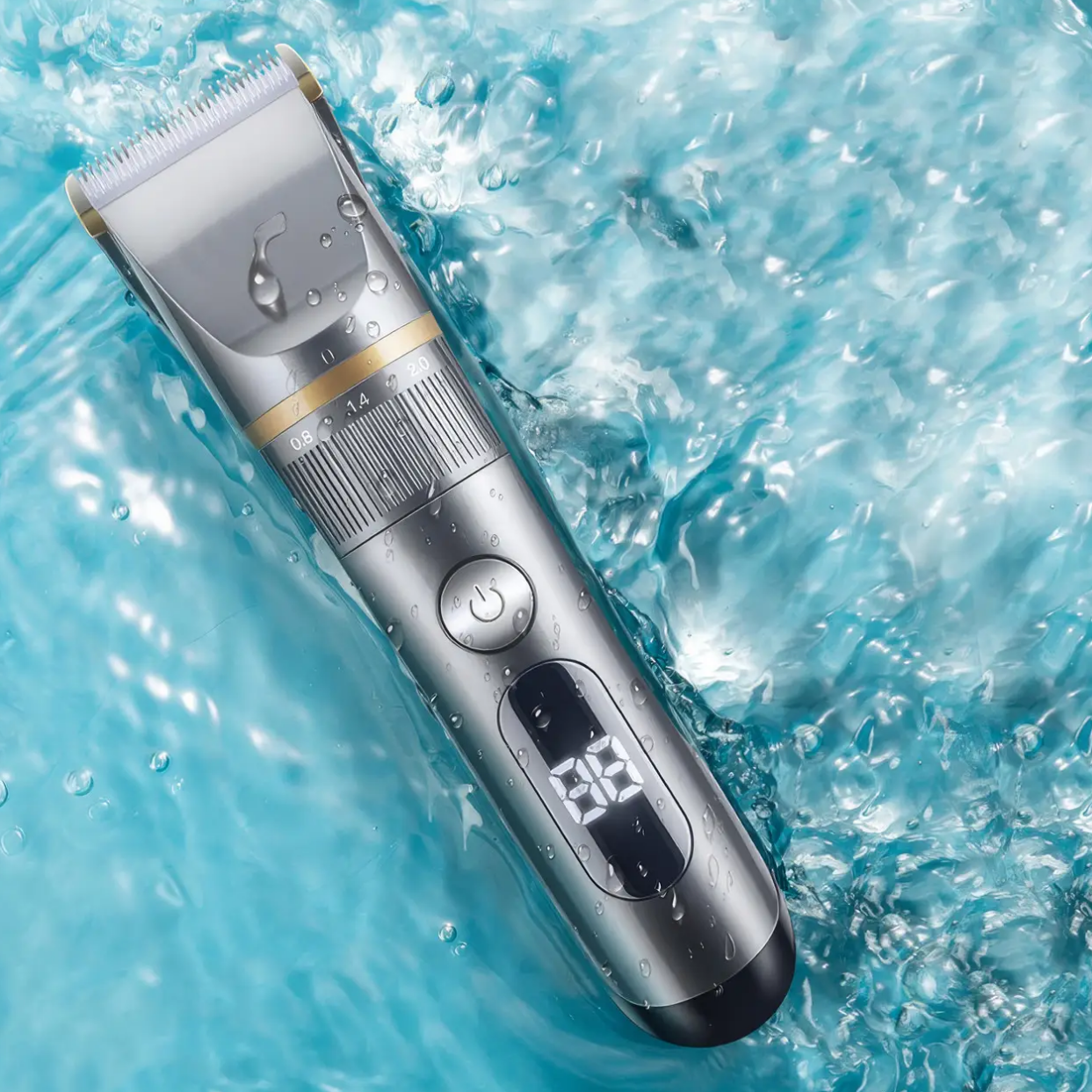 Машинка для стриження з LED-дисплеєм і 6 насадками RAF R.4026 (13303), фото 1