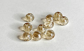 Намистини для біжутерії 8мм круглі скляні  1 шт