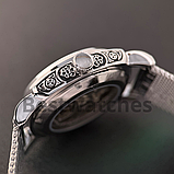 Годинник чоловічий механічний патріотичний з картою України Awarder 021-3D Де б не був Silver-Black, фото 4