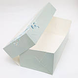 Коробка з пластиковим вікном та весняним прінтом 330*150*110, фото 2