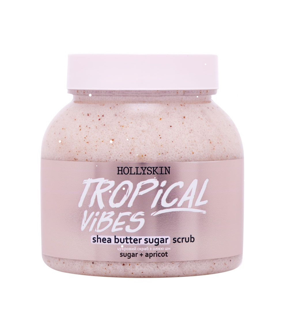 Цукровий скраб з олією ши і перлітом HOLLYSKIN Tropical Vibes, фото 1