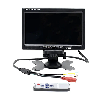 Екран для камери авто, Дисплей LCD 7" для двох камер, фото 1