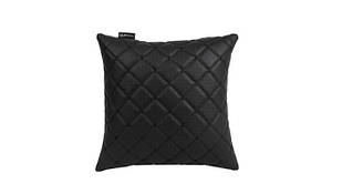 Подушка в авто EVAtech ECO 30x30 см чорна з чорною ниткою SPSCSBB