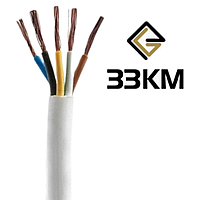 Провід ПВС 5х6 ЗЗКМ Запоріжжя круглий