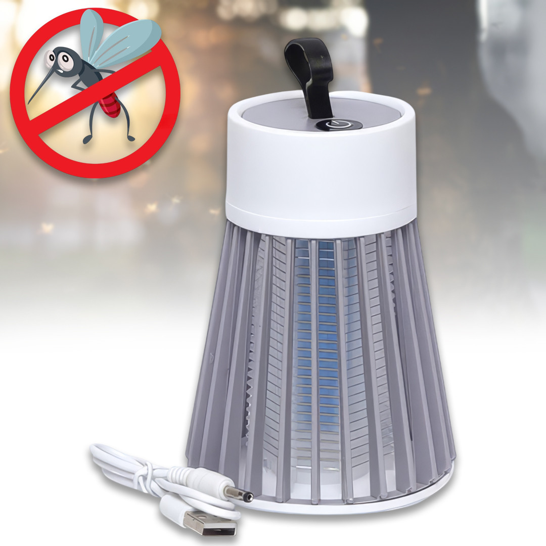 Антимоскітна лампа-пастка від комарів та комах на акумуляторі 5W YG-002, фото 1