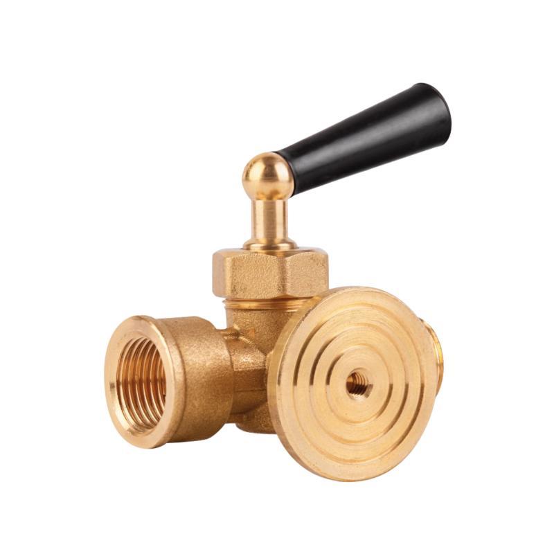 Кран триходою Icma 1/2" ВН під манометр No159, фото 1