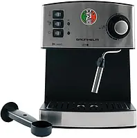 Кавоварка ріжкова GRUNHELM GEC15 для меленої кави з антикрапельною системою та капучінатором для молока