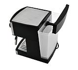 Кавоварка ріжкова GRUNHELM GEC15 для меленої кави з антикрапельною системою та капучінатором для молока, фото 5